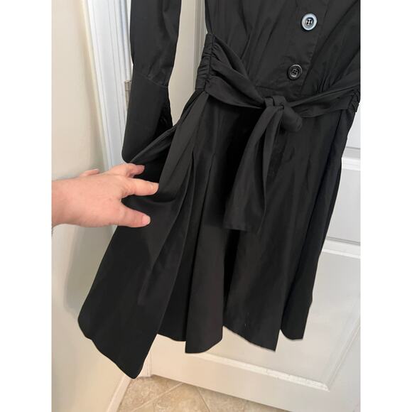 Diane Von Furstenberg Button Front Fit&Flare Dress Sz 2 Whimsigoth Witchy Preppy - Picture 8 of 8